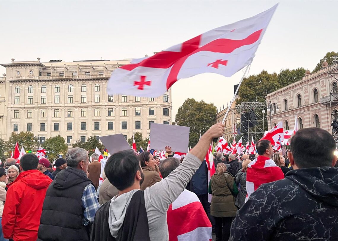 Manifestación en Tiflis, Georgia, contra el Gobierno.Yegikov Mikhail / Zuma Press / ContactoPhoto