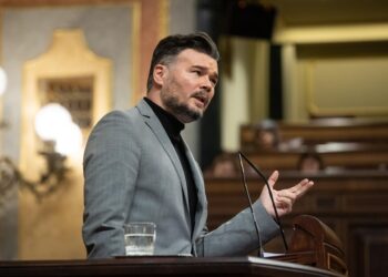 Archivo - El portavoz de ERC en el Congreso, Gabriel RufiánAlejandro Martínez Vélez - Europa Press - Archivo