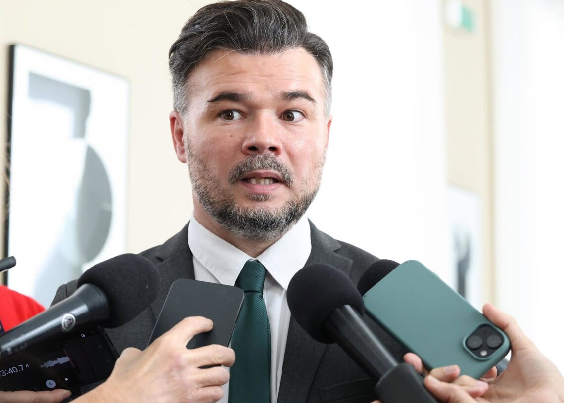 El portavoz de ERC en el Congreso, Gabriel RufiánMarta Fernández - Europa Press