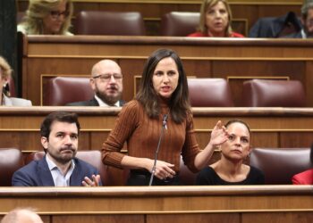 La secretaria general de Podemos, Ione Belarra, durante una sesión de control, en el Congreso de los Diputados, a 29 de octubre de 2025, en Madrid (España). Eduardo Parra - Europa Press