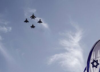 Archivo - Varios cazas F-35 sobrevolando Israel.Nir Alon/ZUMA Press Wire/dpa - Archivo