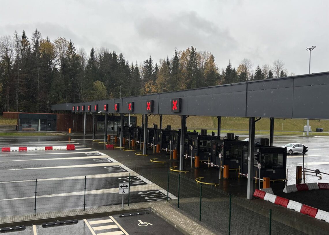 Puesto de vigilancia y control de Medininkai, en la frontera entre Lituania y BielorrusiaGUARDIA FRONTERIZA DE LITUANIA