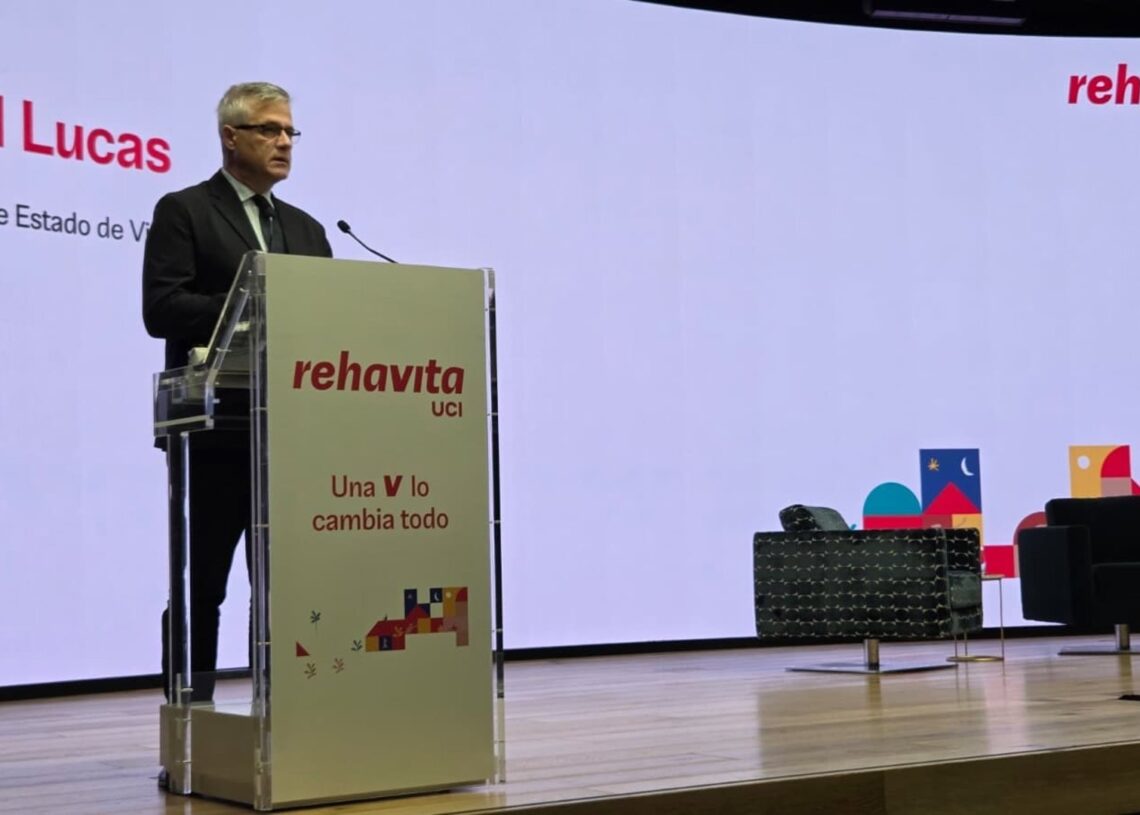 El secretario de Estado de Vivienda y Agenda Urbana, David Lucas, en la inauguración del evento ‘Rehavita’, organizado por la UCI.MINISTERIO DE VIVIENDA