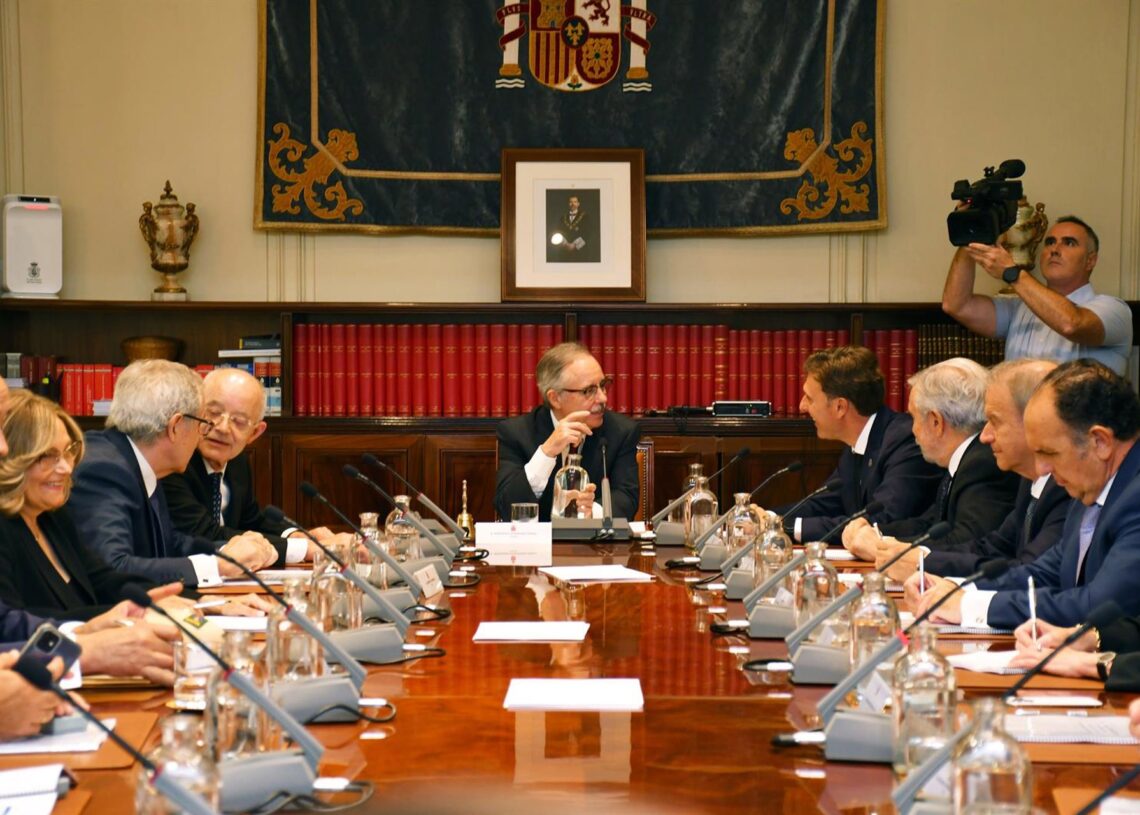 Archivo - Los nuevo veinte vocales durante el primer pleno del octavo mandato del Consejo General del Poder Judicial (CGPJ), a 25 de julio de 2024, en Madrid (España). Consejo General del Poder Judicial (CGPJ)
