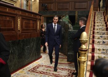 el presidente del Gobierno, Pedro Sánchez, durante una sesión de control, en el Congreso de los Diputados, a 29 de octubre de 2025, en Madrid (España).Eduardo Parra - Europa Press