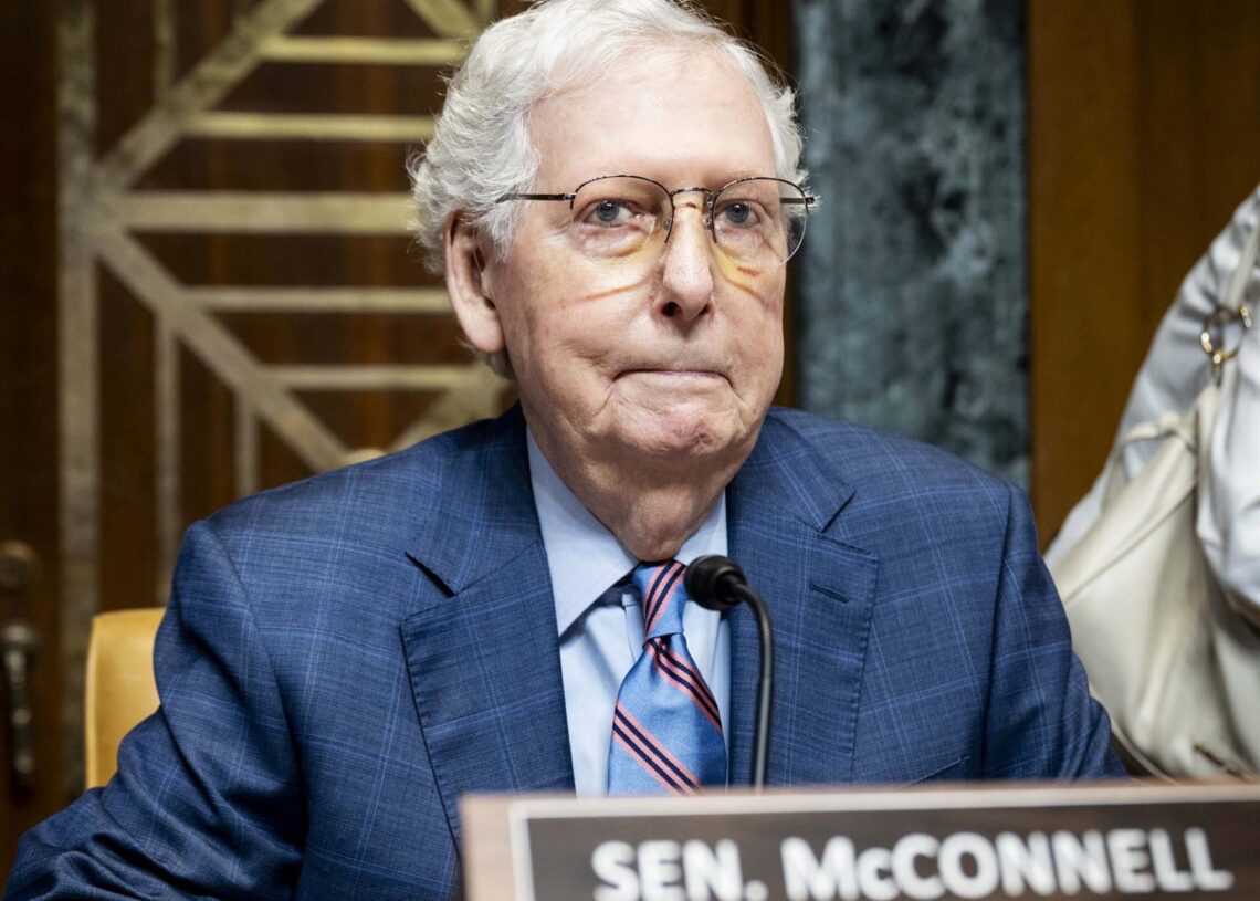 Archivo - El senador republicano Mitch McConnell (Kentucky), contrario a los aranceles a CanadáEuropa Press/Contacto/Michael Brochstein - Archivo