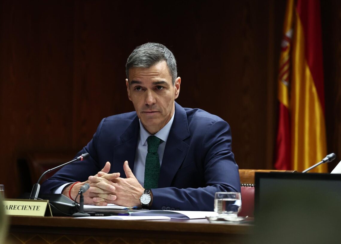 El presidente del Gobierno, Pedro Sánchez, comparece en la Comisión de Investigación sobre el 'caso Koldo', en el Senado, a 30 de octubre de 2025, en Madrid (España).Eduardo Parra - Europa Press