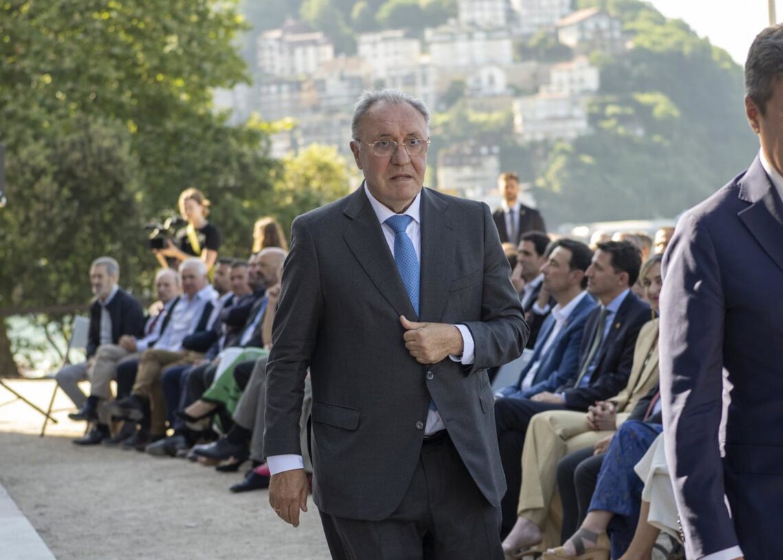 Archivo - El presidente de Sidenor, José Antonio Jainaga, durante el acto Arnaitz Rubio - Europa Press - Archivo