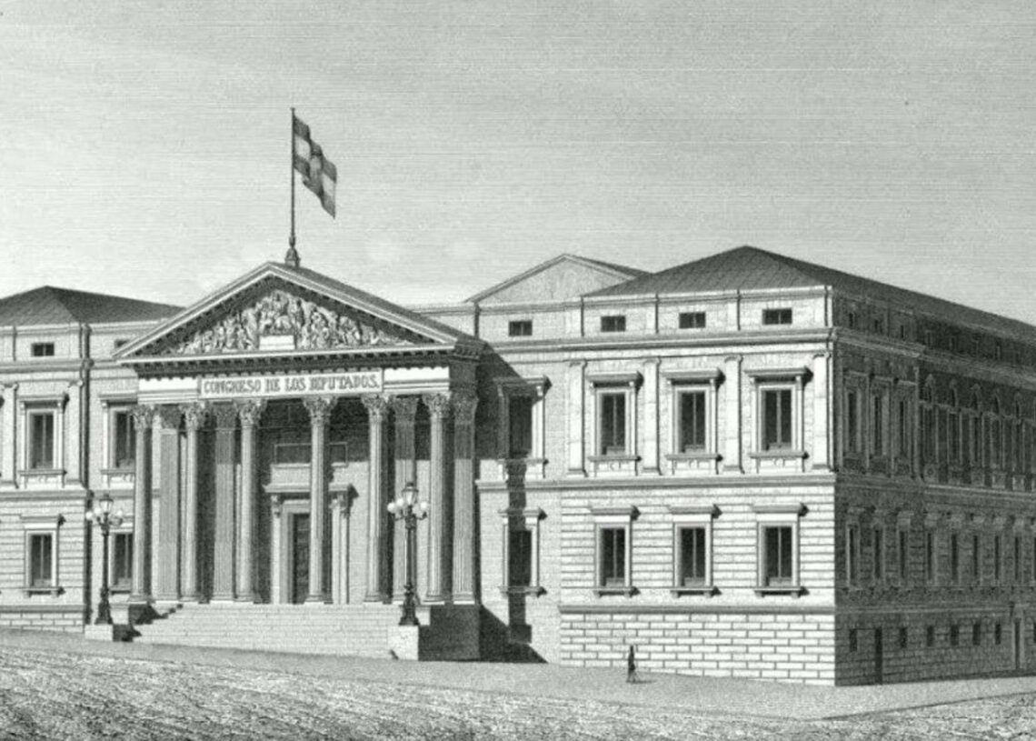 Edificio original del Congreso de los Diputados en la Carrera de San JerónimoCONGRESO DE LOS DIPUTADOS