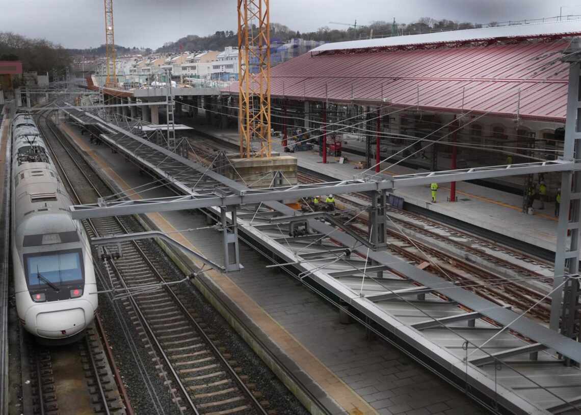 Archivo - Obras en la nueva estación de Atotxa, a 13 de febrero de 2025, en San SebastiánUnanue - Europa Press - Archivo