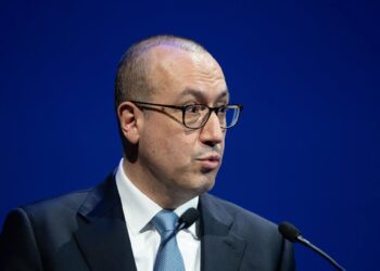 Archivo - El consejero delegado, Onur Genç, durante una rueda de prensa, en el Auditorio Ciudad BBVA, a 30 de enero de 2025, en Madrid (España). Matias Chiofalo - Europa Press - Archivo