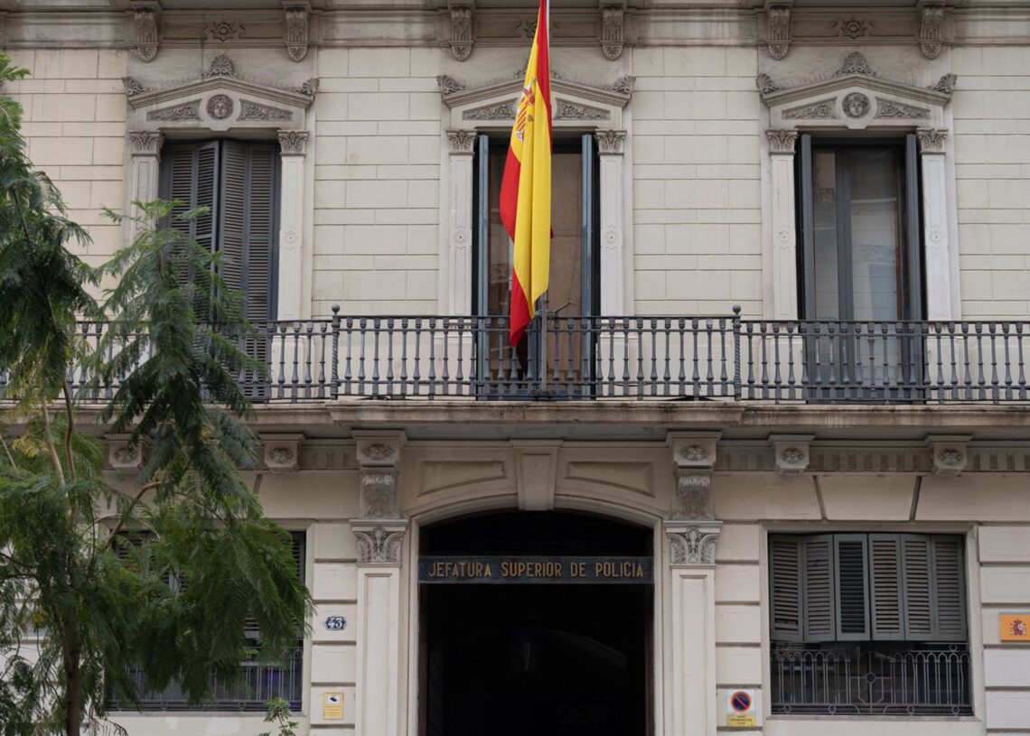 Archivo - Fachada de la Jefatura Superior de Policía de Via Laietana de BarcelonaDavid Zorrakino - Europa Press - Archivo