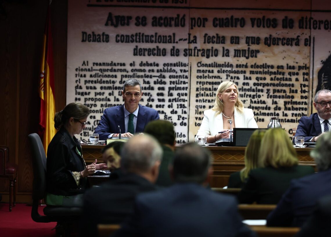 El presidente del Gobierno, Pedro Sánchez, comparece en la Comisión de Investigación sobre el 'caso Koldo', en el Senado, a 30 de octubre de 2025, en Madrid (España). Eduardo Parra - Europa Press