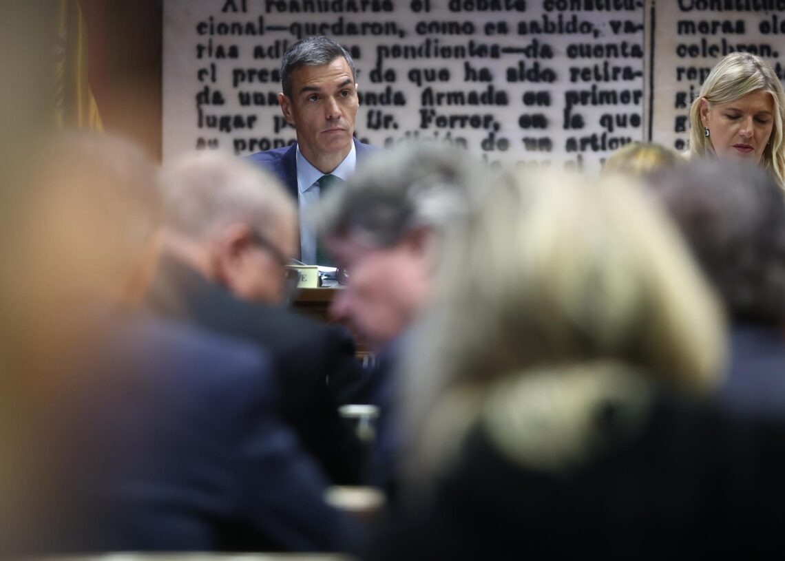 El presidente del Gobierno, Pedro Sánchez, comparece ante la Comisión de Investigación sobre el 'caso Koldo', en el SenadoEduardo Parra - Europa Press