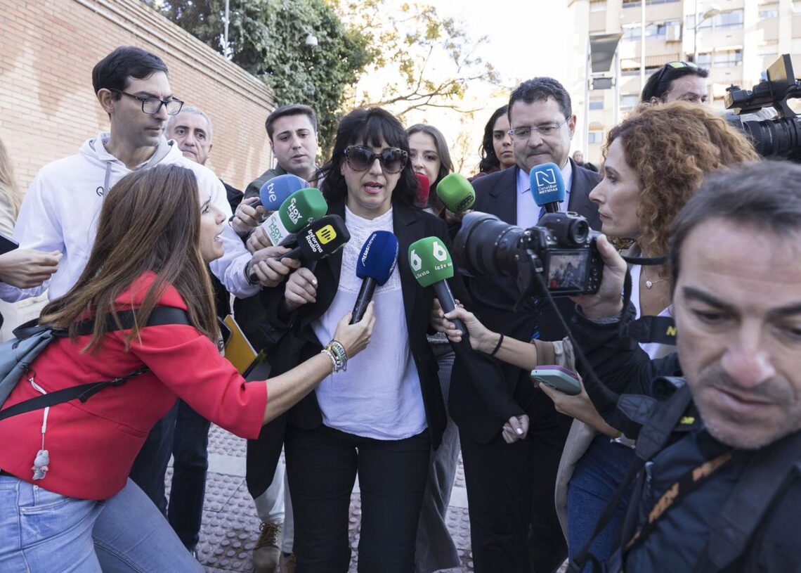 Juana Rivas declara este jueves por la presunta sustracción de su hijo menor ante el  Juzgado de Instrucción número 4 de Granada. Álex Cámara - Europa Press