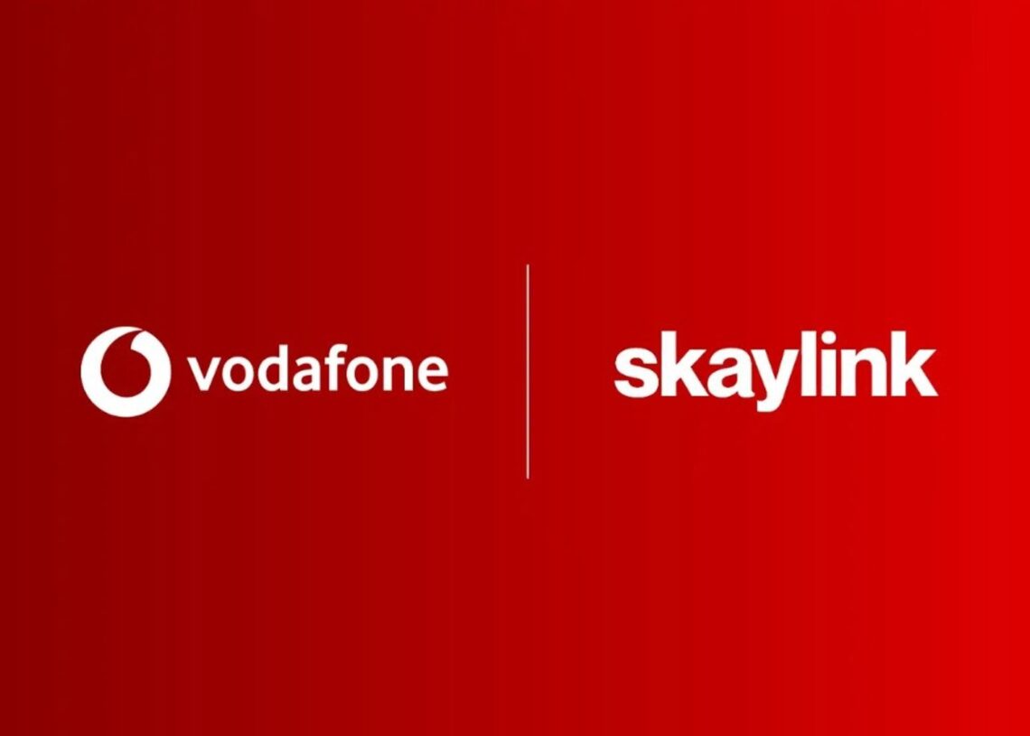 Logos de Vodafone y SkaylinkVODAFONE
