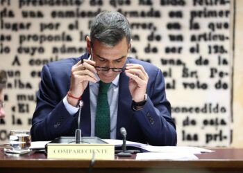 El presidente del Gobierno, Pedro Sánchez, comparece en la Comisión de Investigación sobre el 'caso Koldo', en el Senado, a 30 de octubre de 2025, en Madrid (España). Eduardo Parra - Europa Press