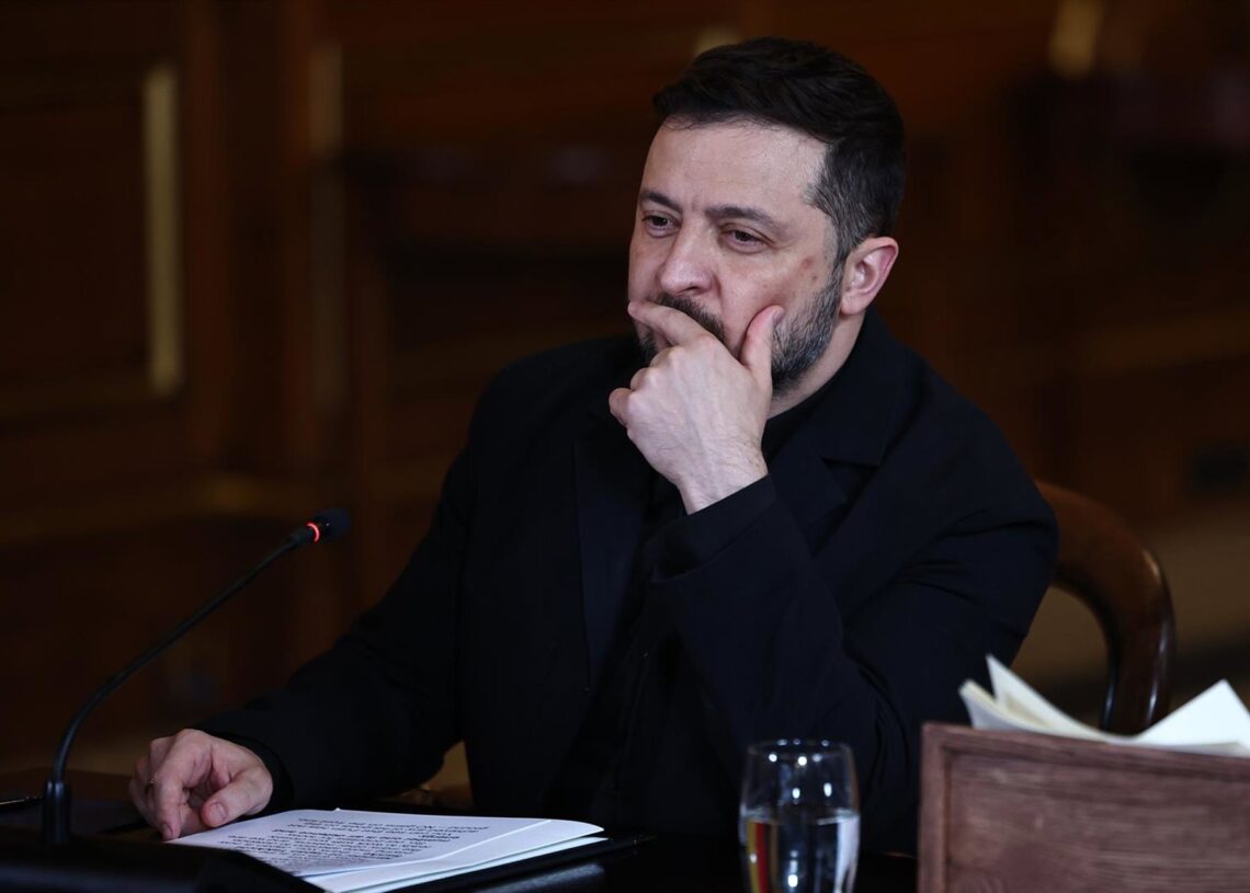 Volodimir Zelenski, presidente de Ucrania.Henry Nicholls/PA Wire/dpa