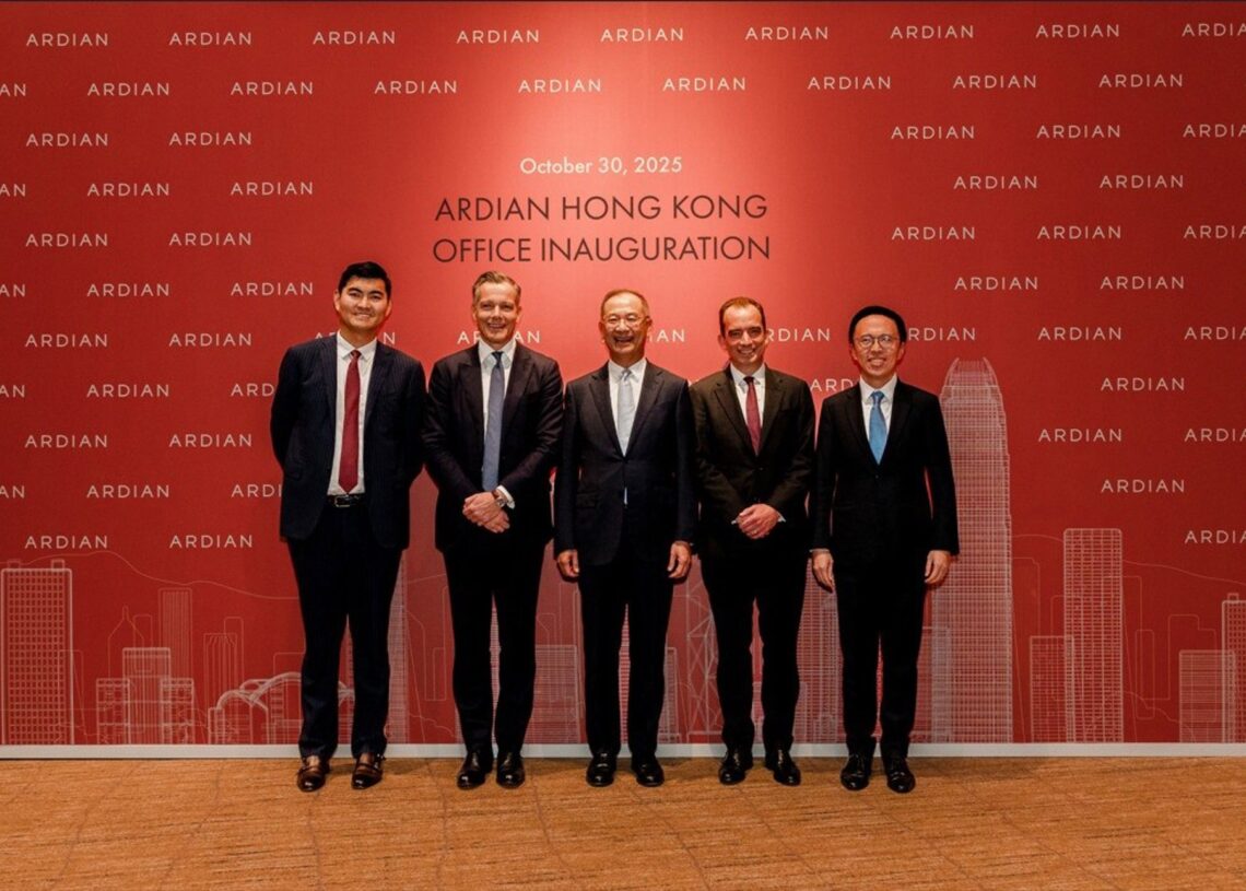 Ardian abre oficina en Hong Kong para reforzar su expansión en Asia.ARDIAN