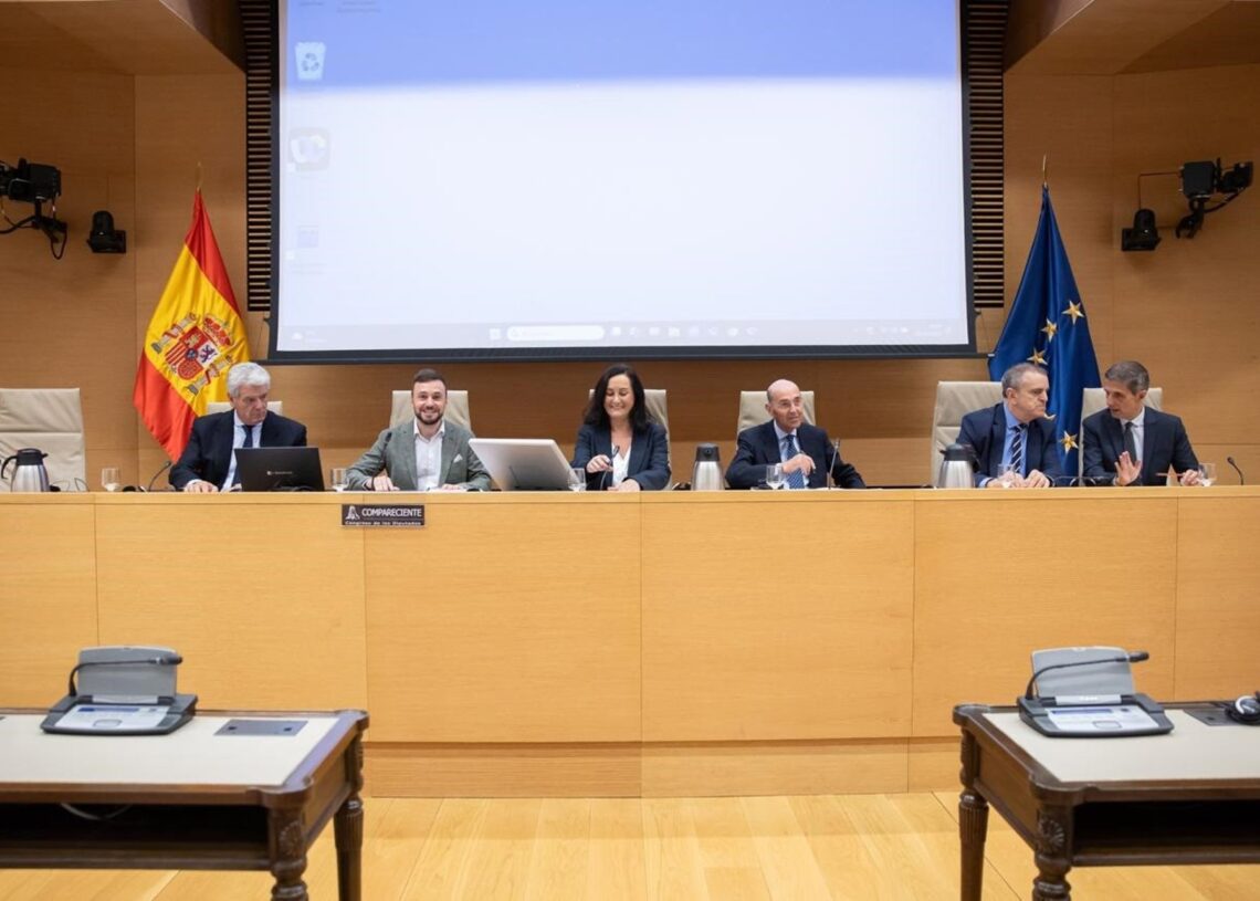 Diego Rubio, director del gabinete de Presidencia del Gobierno, compareciendo ante la Comisión Mixta de Seguridad NacionalCONGRESO