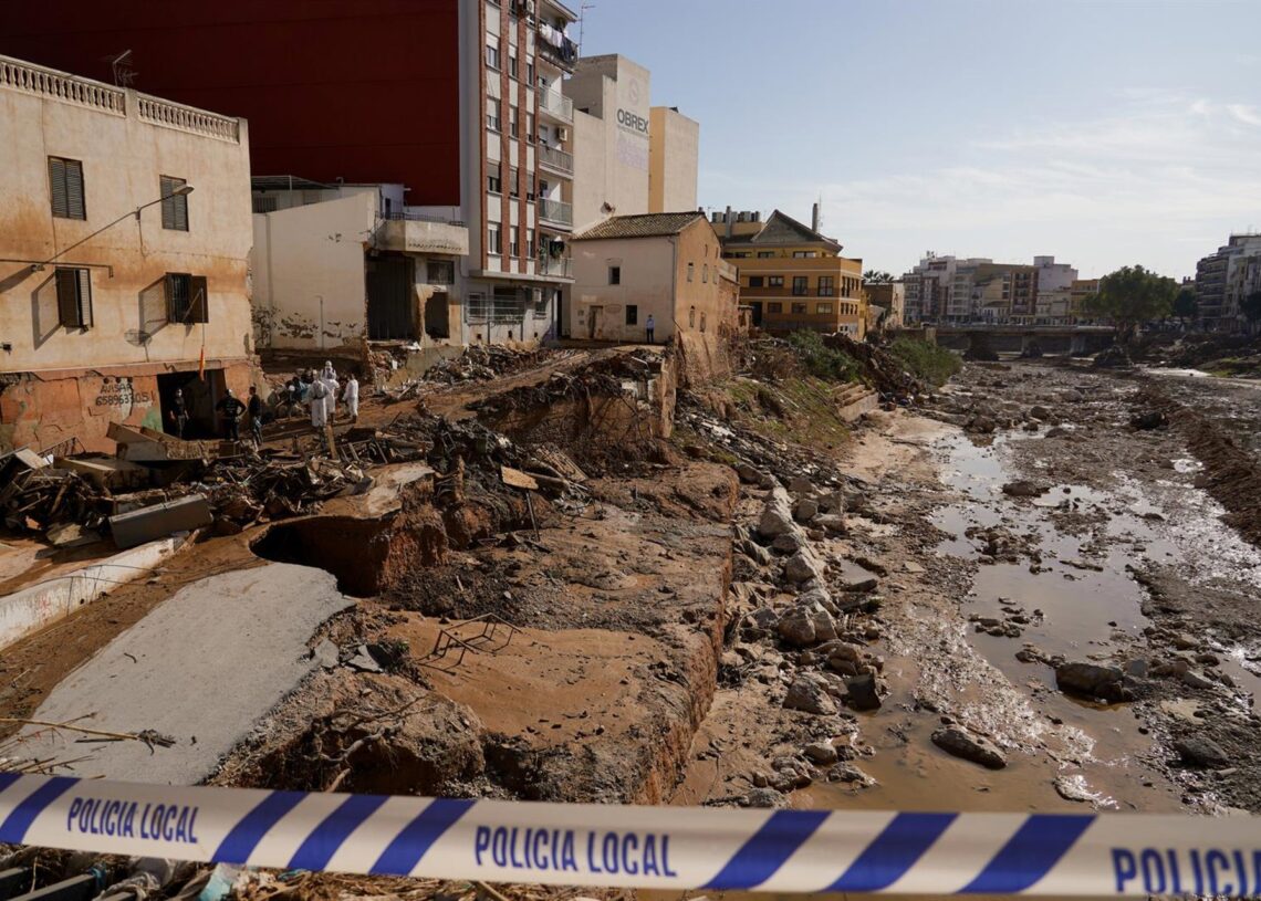 Archivo - Imagen de archivo del barranco del Poyo, a 17 de noviembre de 2024, en Paiporta, ValenciaEduardo Manzana - Europa Press - Archivo