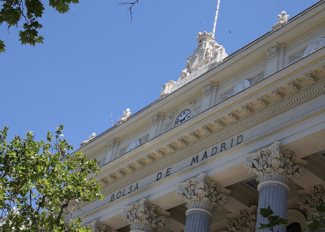 Archivo - Fachada del Palacio de la Bolsa de Madrid, en Madrid (España)Marta Fernández Jara - Europa Press - Archivo