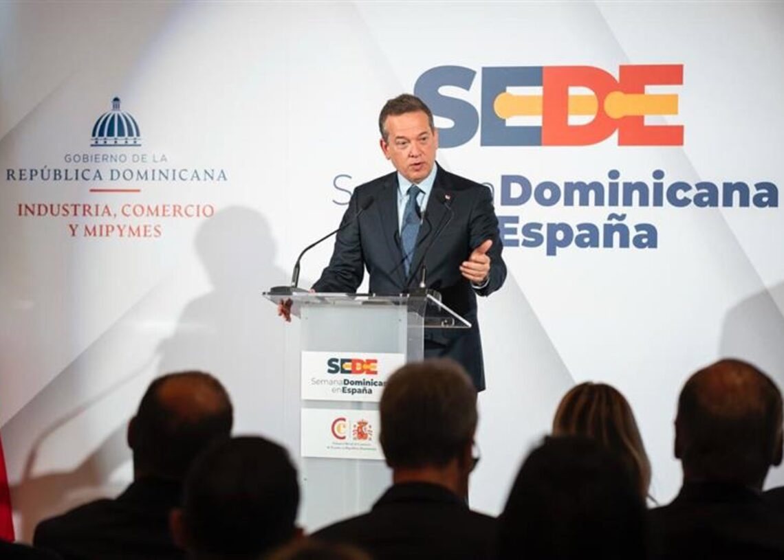 El ministro de Industria, Comercio y Mipymes de República Dominicana, Víctor Bisonó, durante la Semana Dominicana en España.GOBIERNO DE REPÚBLICA DOMINICANA