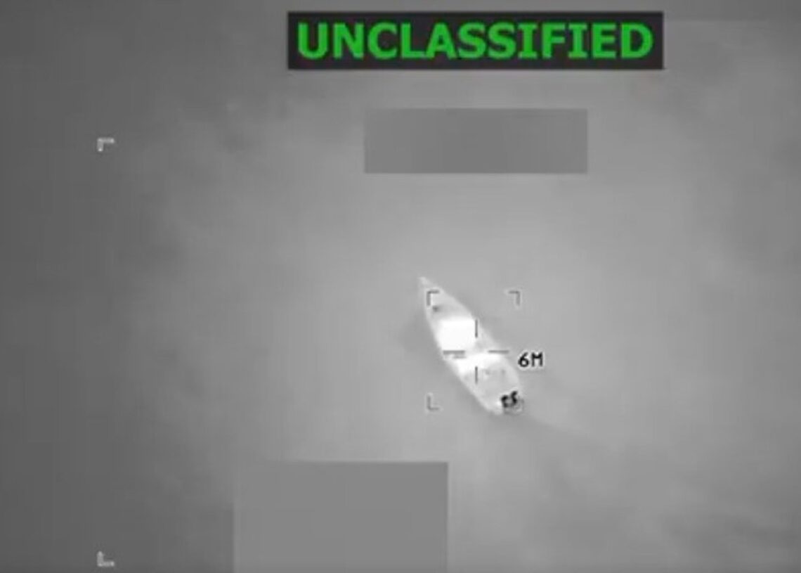 Ataque de EEUU contra una "narcolancha" a 23 de octubre de 2025DEPARTAMENTO DE DEFENSA DE EEUU