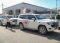 Vehículos de la Cruz Roja en la Franja de Gaza- Europa Press/Contacto/Omar Ashtawy.