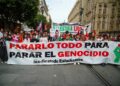 Imágenes de la manifestación de estudiantes convocada en apoyo al pueblo palestino en Sevilla. A 15 de octubre de 2025, en Sevilla (Andalucía, España). La comunidad estudiantil en Sevilla a secundado la convocatoria de huelga contra el genocidio en Gaza y por el pueblo palestino.

Francisco J. Olmo / Europa Press
15/10/2025