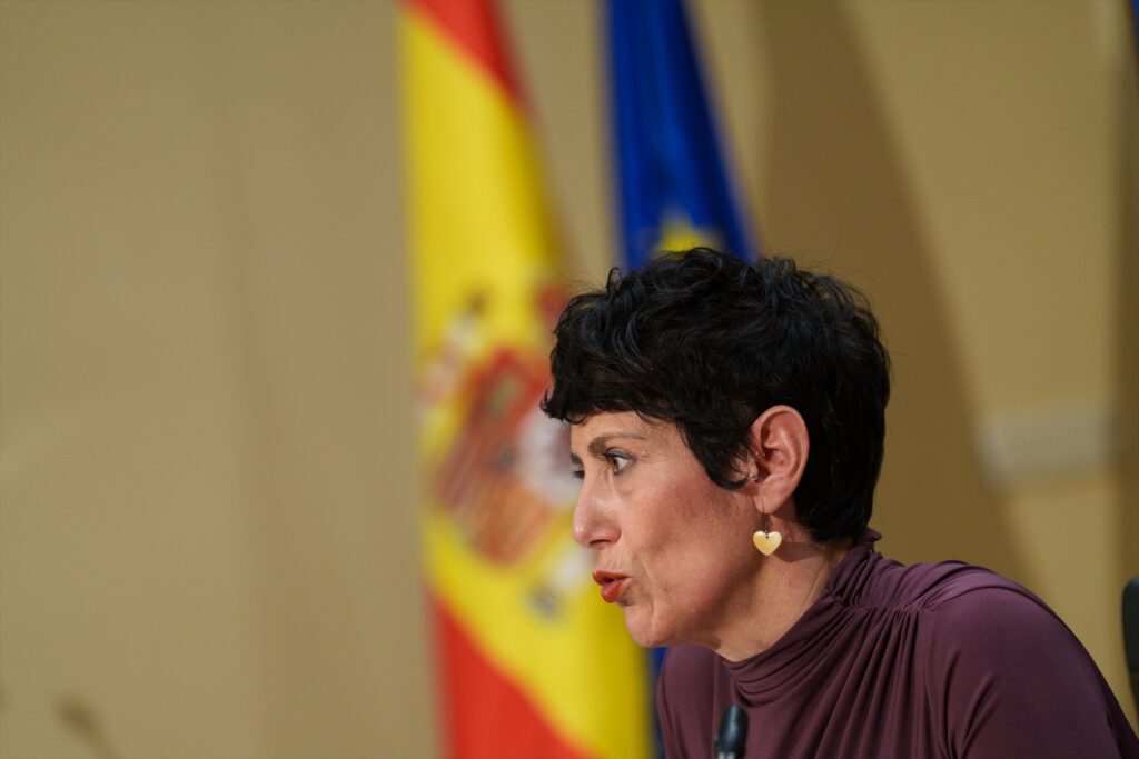 La ministra de Inclusión, Seguridad y Migraciones, Elma Saiz. Matias Chiofalo/Europa Press.