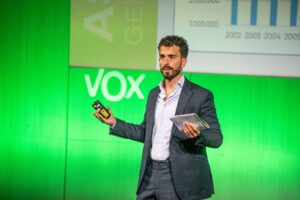 Carlos H. Quero, nuevo portavoz adjunto de Vox en el Congreso en sustitución de Ortega Smith