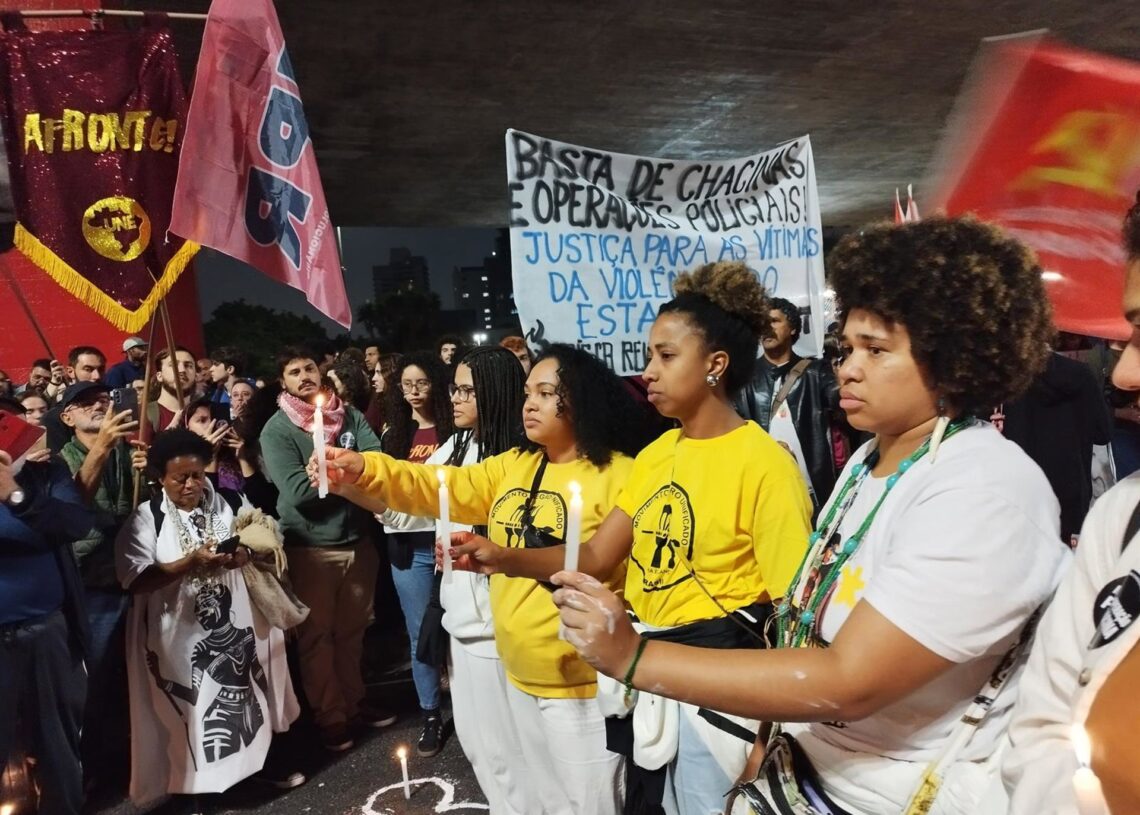 Protestas en Río de Janeiro por el operativo policial que dejó al menos 120 fallecidos. Europa Press/Contacto/Leandro Chemalle