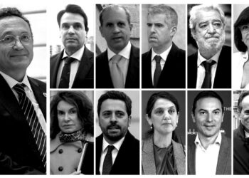 Montaje de los principales personajes del caso contra el fiscal general del Estado.EUROPA PRESS