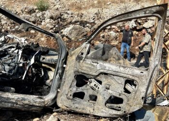 Ataque de un dron israelí sobre un vehículo en Líbano (archivo)Europa Press/Contacto/Ali Hashisho