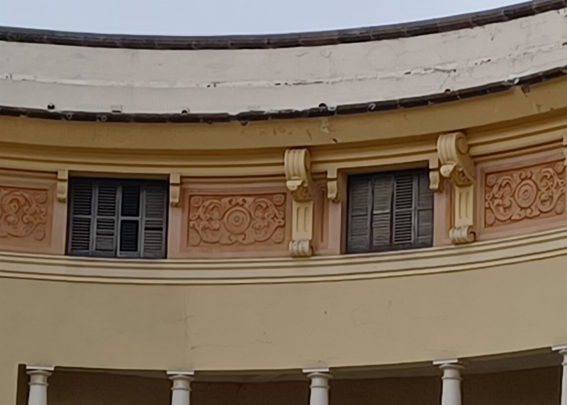 Imagen de algunos desperfectos en el Palau de PedralbesDEPARTAMENT DE PRESIDENCIA