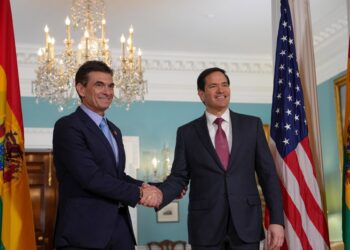 Rodrigo Paz y Marco RubioEuropa Press/Contacto/Andrew Leyden