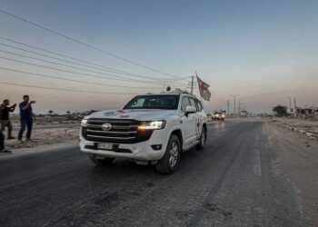 Convoy de la Comité Internacional de Cruz Roja en la Franja de GazaEuropa Press/Contacto/Omar Ashtawy