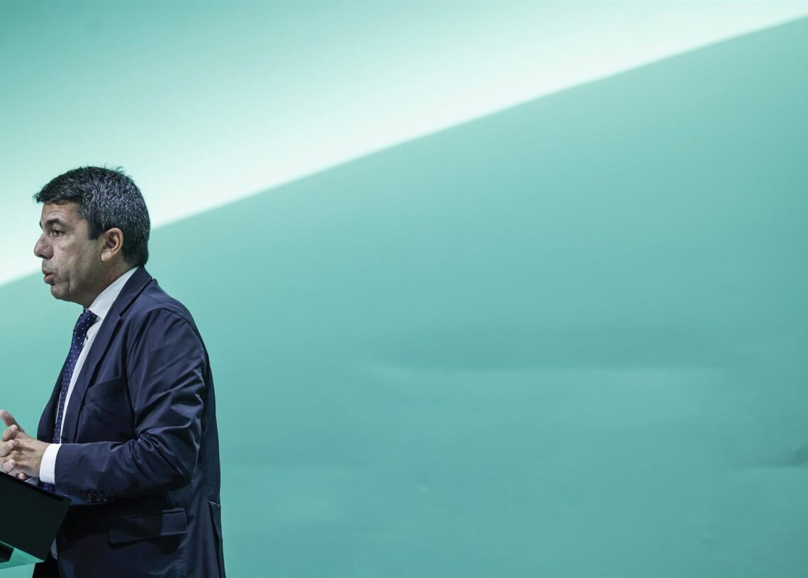 El presidente de la Generalitat valenciana, Carlos Mazón. ARCHIVO. Rober Solsona - Europa Press