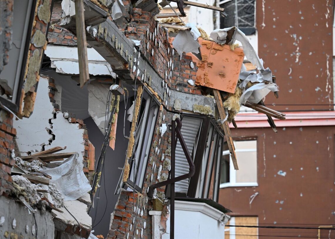 Edificio destruido por un ataque ruso en la región de Kiev, UcraniaHendrik Schmidt/dpa