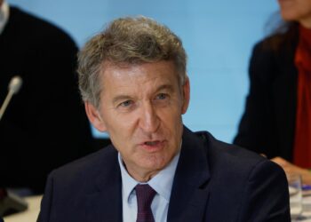 El presidente del Partido Popular, Alberto Núñez Feijóo, preside el Comité Ejecutivo Nacional del partido, en la sede nacional del PP, a 3 de noviembre de 2025, en Madrid (España). El Comité Ejecutivo Nacional del Partido Popular se ha reunido tras el anuAlejandro Martínez Vélez - Europa Press