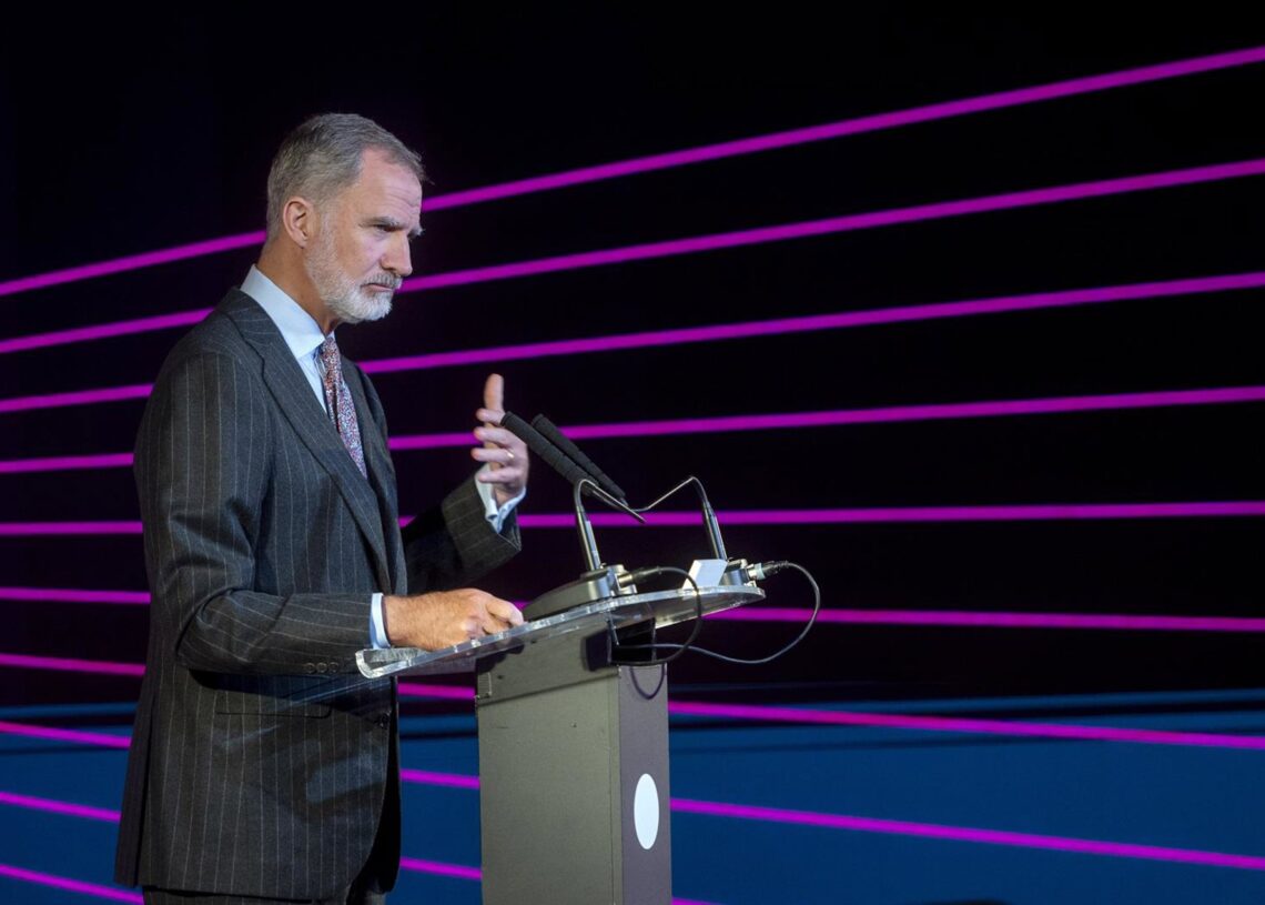 El Rey Felipe VI interviene en el Congreso Futuro Iberoamericano, en Casa América (Madrid)Alberto Ortega - Europa Press