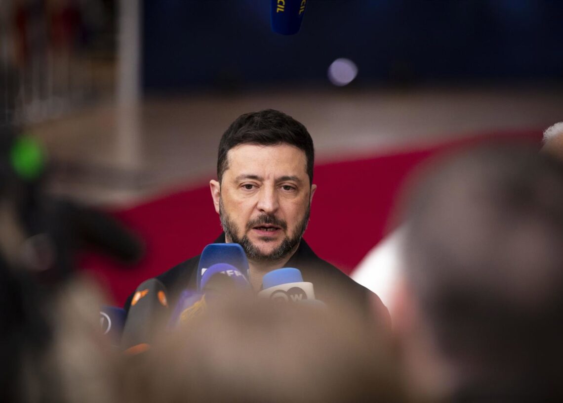 El presidente ucraniano, Volodimir Zelenski Europa Press/Contacto/Nicolas Landemard