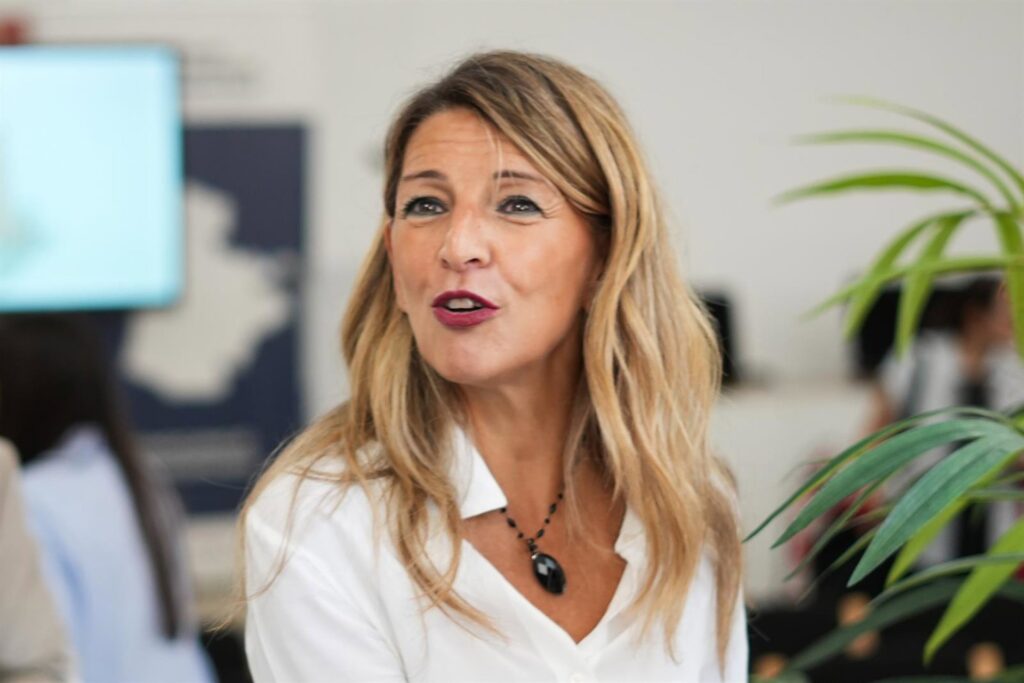 La ministra de Trabajo, Yolanda Díaz. Europa Press.
