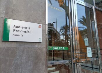 Entrada de la Audiencia Provincial de Almería.EUROPA PRESS