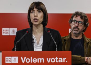 La ministra de Ciencia, Innovación y Universidad y secretaria general del PSPV-PSOE, Diana Morant, durante una reuda de prensa tras la Comisión Ejecutiva Nacional de los socialistas valencianos, a 3 de noviembre de 2025, en Valencia (España).Rober Solsona - Europa Press