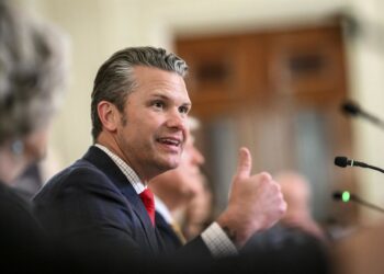 El secretario de Defensa de EEUU, Pete Hegseth.Europa Press/Contacto/Molly Riley/White House