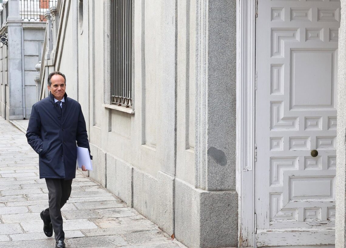 Archivo - El ex secretario de Estado de Comunicación Francesc Vallés a su llegada a declarar como testigo al Tribunal Supremo, a 12 de marzo de 2025, en Madrid (España). Marta Fernández - Europa Press - Archivo