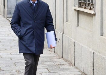 Archivo - El ex secretario de Estado de Comunicación Francesc Vallés a su llegada a declarar como testigo al Tribunal Supremo, a 12 de marzo de 2025, en Madrid (España). El Tribunal Supremo (TS) interroga como testigos al ex secretario de Estado de ComuniMarta Fernández - Europa Press - Archivo