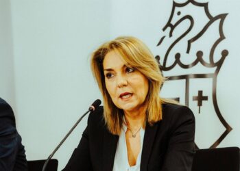 La vicepresidenta portavoz, Susana Camarero, comparece tras el pleno del Consell en funcionesROBERTO PLAZA - EUROPA PRESS